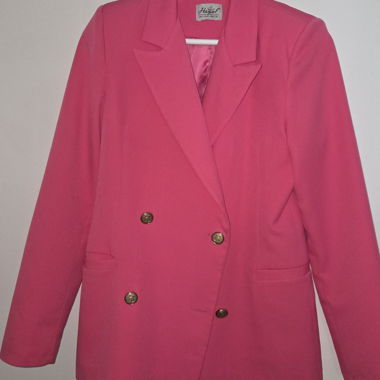 Pinkes Blazer-Jackett Small