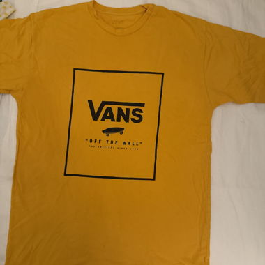 T-shirt Vans giallo