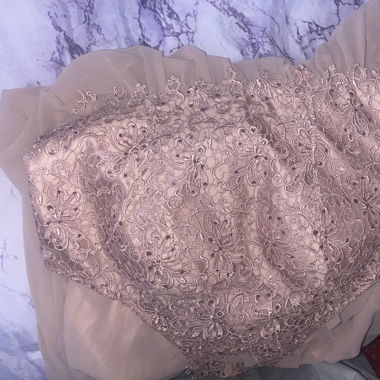 Mascara ballkleid soft rose