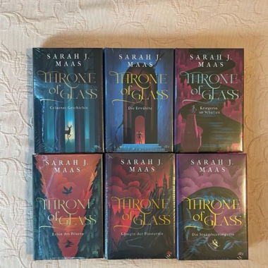 Throne of Glass sechs Bücher von 0-5