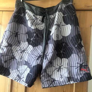 Puma Swim Shorts black/grey M