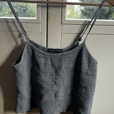 Blue camisole top