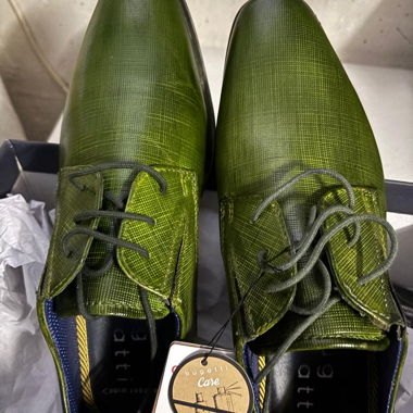 Bugatti Green Men's Shoes Size 43