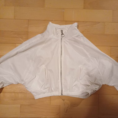 White waterproof jacket