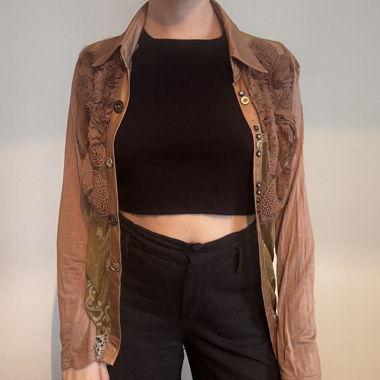black crop top