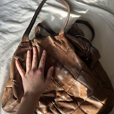 Grand sac brun
