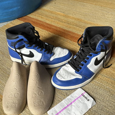 Original Jordan 1 Blu Royal EU44.5