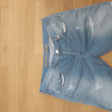 Jeansshorts Jack Jones Gr. XXL hellblau