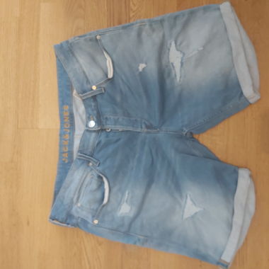 Pantaloncini in Jeans Jack Jones Taglia XXL Blu Chiaro