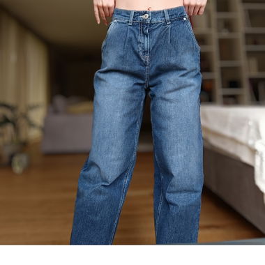 Futurepeople Wideleg Jeans, blau