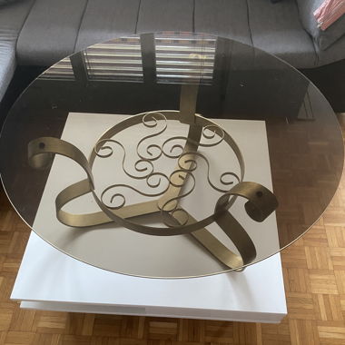 Tisch Vintage Wohnzimmer Gold 