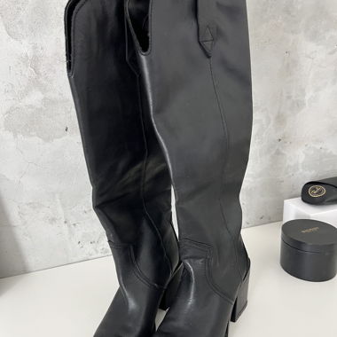 Leder Stiefel Mango