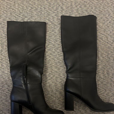 Boots Schwarz Wide Fit