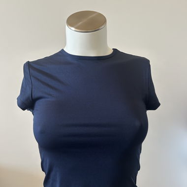 H&M BASIC T-Shirt navy S