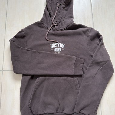 Hoodie Boston gris
