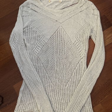 Top blanc vintage