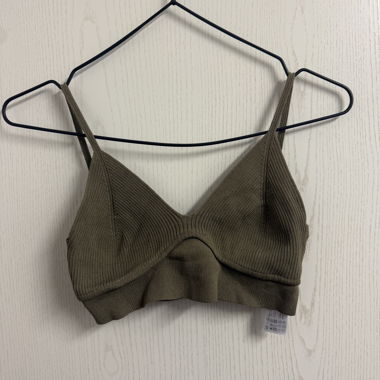 Crop top in maglia Zara