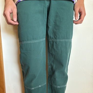 Jeans large vert 