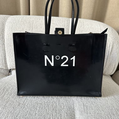 Borsa tote N21 nera