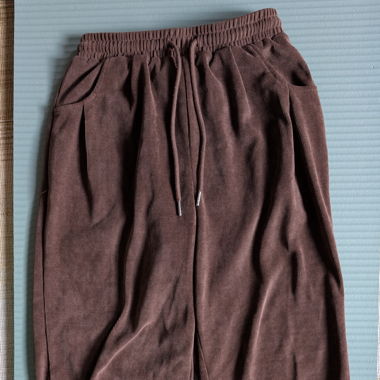 Pantalone comodo marrone