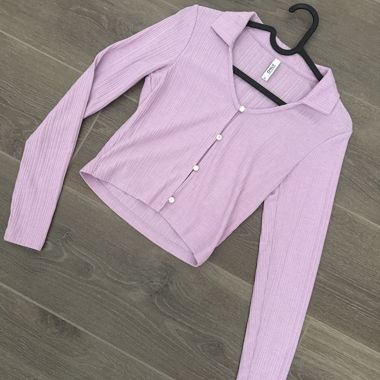 Pink Knit Cardigan