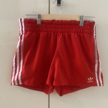 Short Adidas rosso