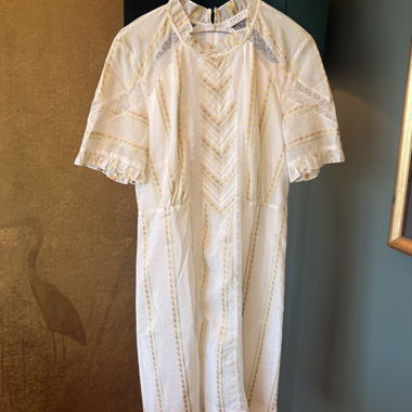 Vintage-Sandro-Spitzenkleid