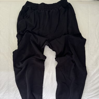 Pantalon de jogging noir avec bande élastique
