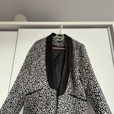 Blazer motif léopard