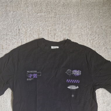 T-shirt mit Backprint
