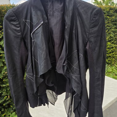 Veste en cuir Rick Owens