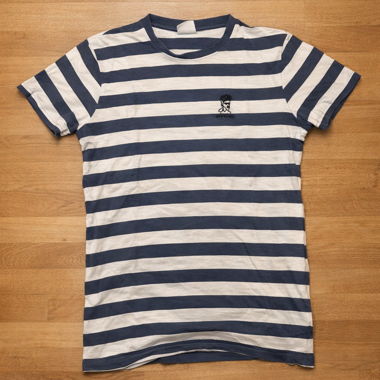 T-shirt rayé bleu-blanc de PiazaItalia