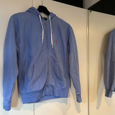 Felpa con cappuccio Polo Ralph Lauren azzurro chiaro