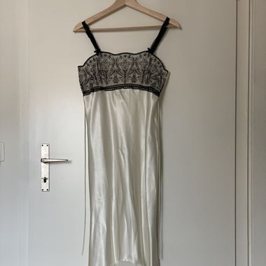 Vintage satin slip dress