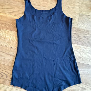 Organic Basics black bodysuit size M