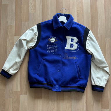 Varsity Jacket blue/cream