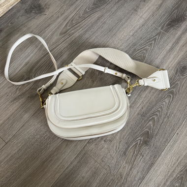 Beige Umhängetasche