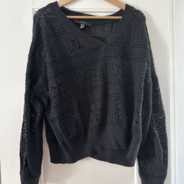 Black Knit Sweater