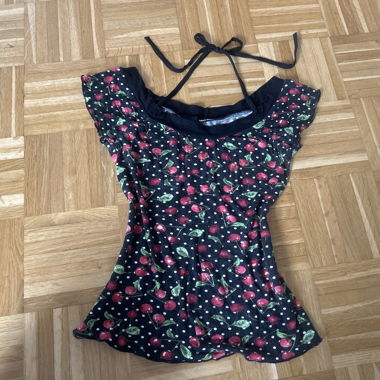 Vintage y2k cherry top