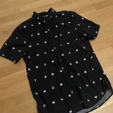 Camicia a maniche corte con motivo