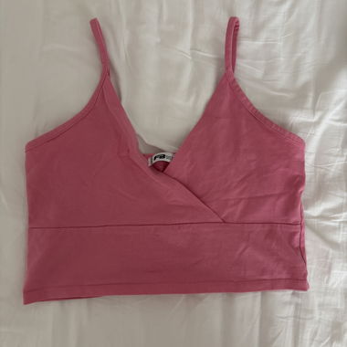 Pink crop top