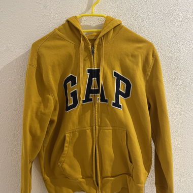 Yellow GAP Zip Hoodie