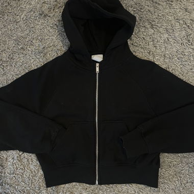 Hoodie noir Pull&Bear