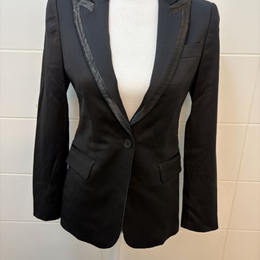 Blazer Chic Massimo Dutti Black 38