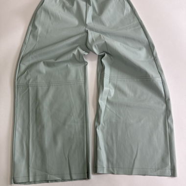 Pantaloni a gamba larga verde menta