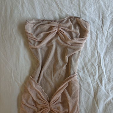 Vintage Strapless Dress 