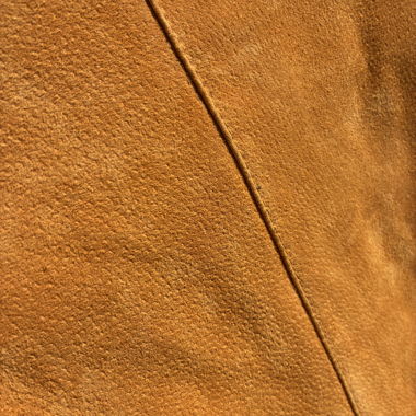 Mango - Veste en cuir jaune - XL