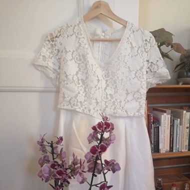 Weisses Kleid vintage