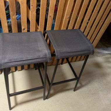 Lot de 2 tabourets de bar