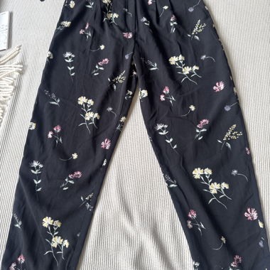 Pantalon femme floral